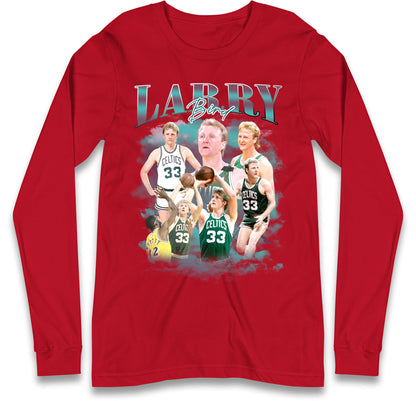 Larry Bird Long Sleeve T Shirt