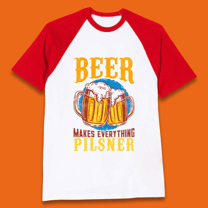 Pilsner Beer Baseball T-Shirt