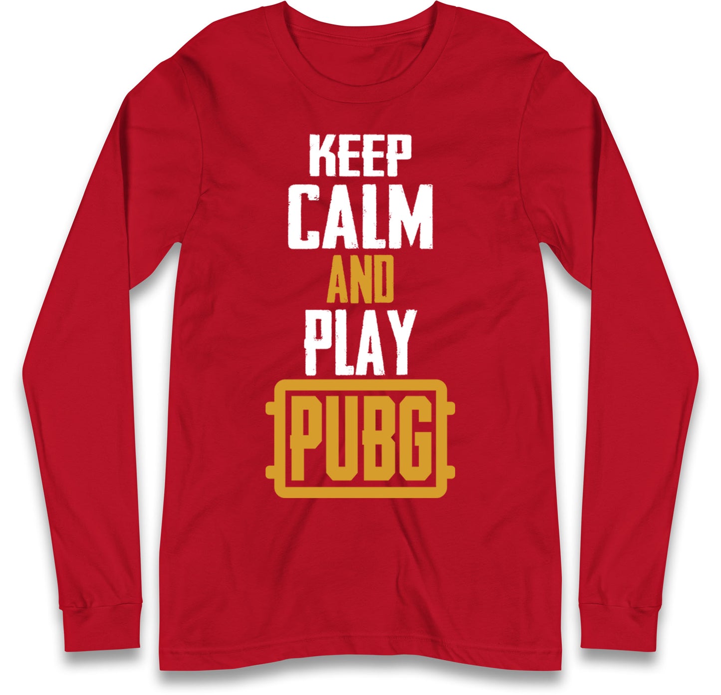 Keep Calm And Play Pubg Long Sleeve T Shirt