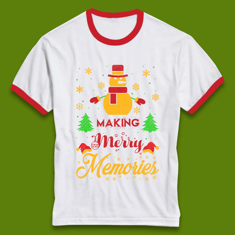 Merry Memories Christmas Ringer T-Shirt