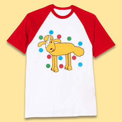Spotty Pudsey Sheep Children In Need Dotty Spot Charity Raising Pudsey Sheep Baseball T Shirt