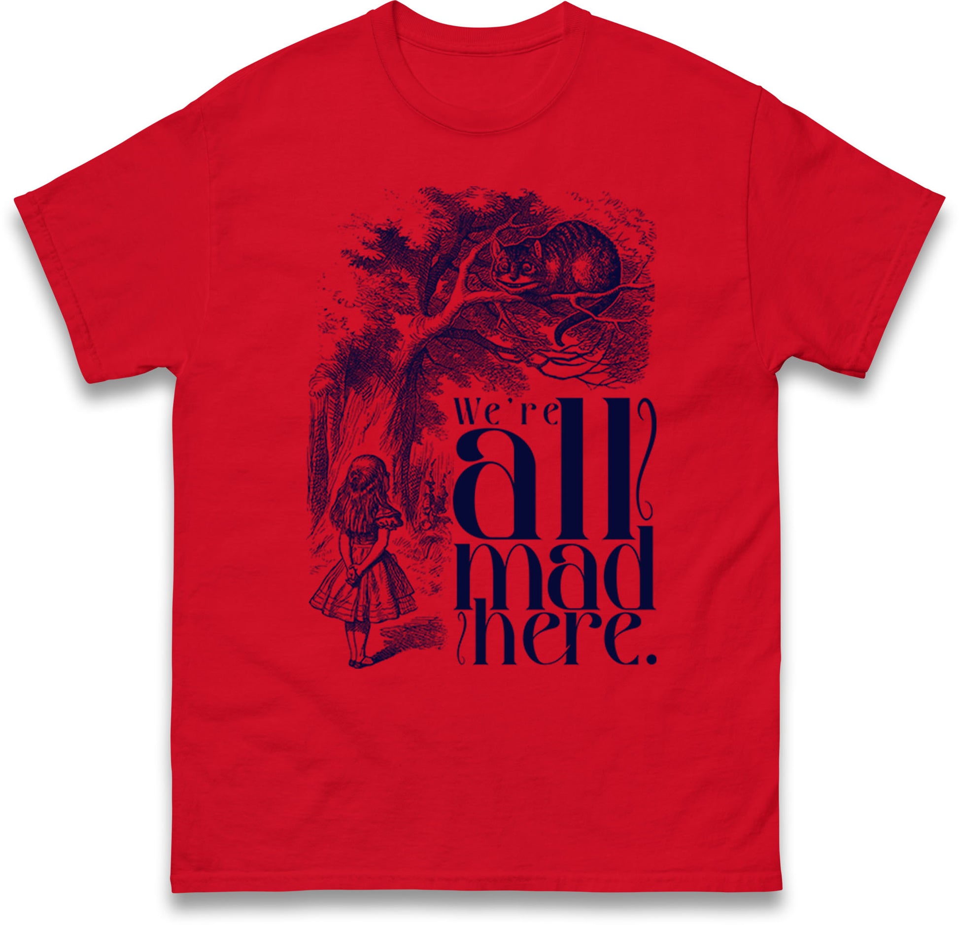 Alice And Cheshire Cat T Shirt