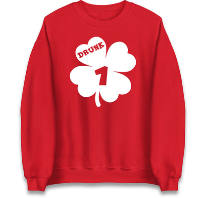 Drunk 1 St Patricks Day Jumper