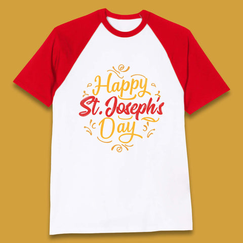 Happy St. Joseph's Day Baseball T-Shirt