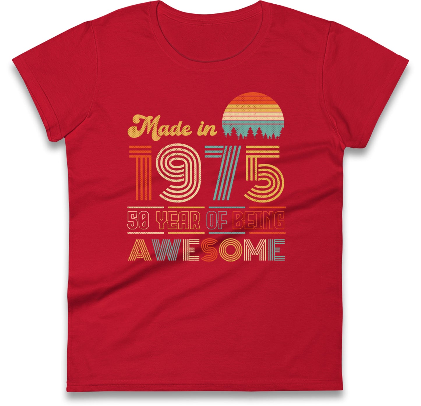 Vintage 50th Birthday Womens T Shirt