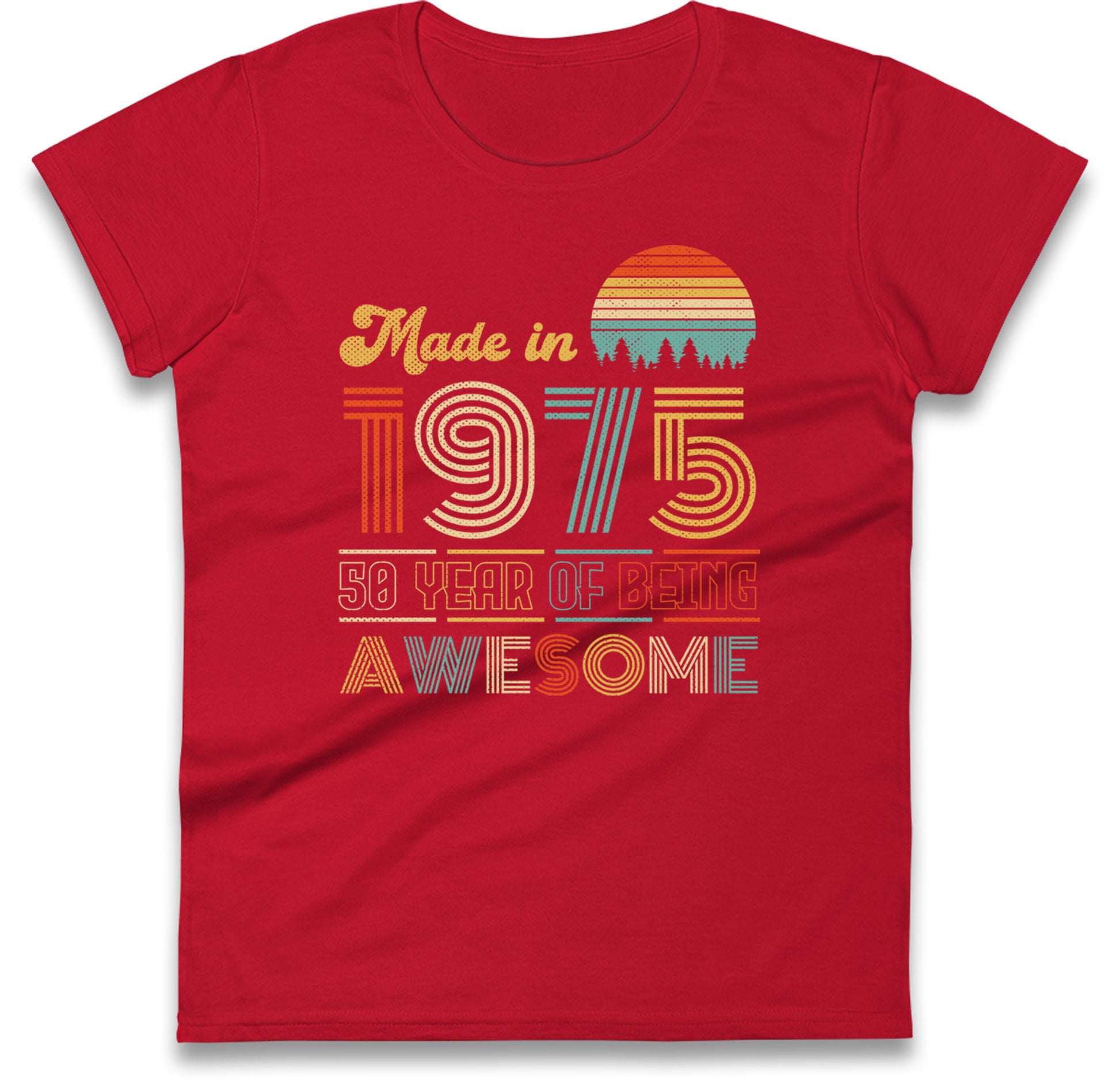 Vintage 50th Birthday Womens T Shirt