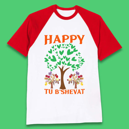 Happy Tu B'Shevat Baseball T-Shirt