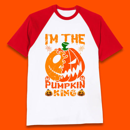 jack skellington pumpkin baseball t shirt