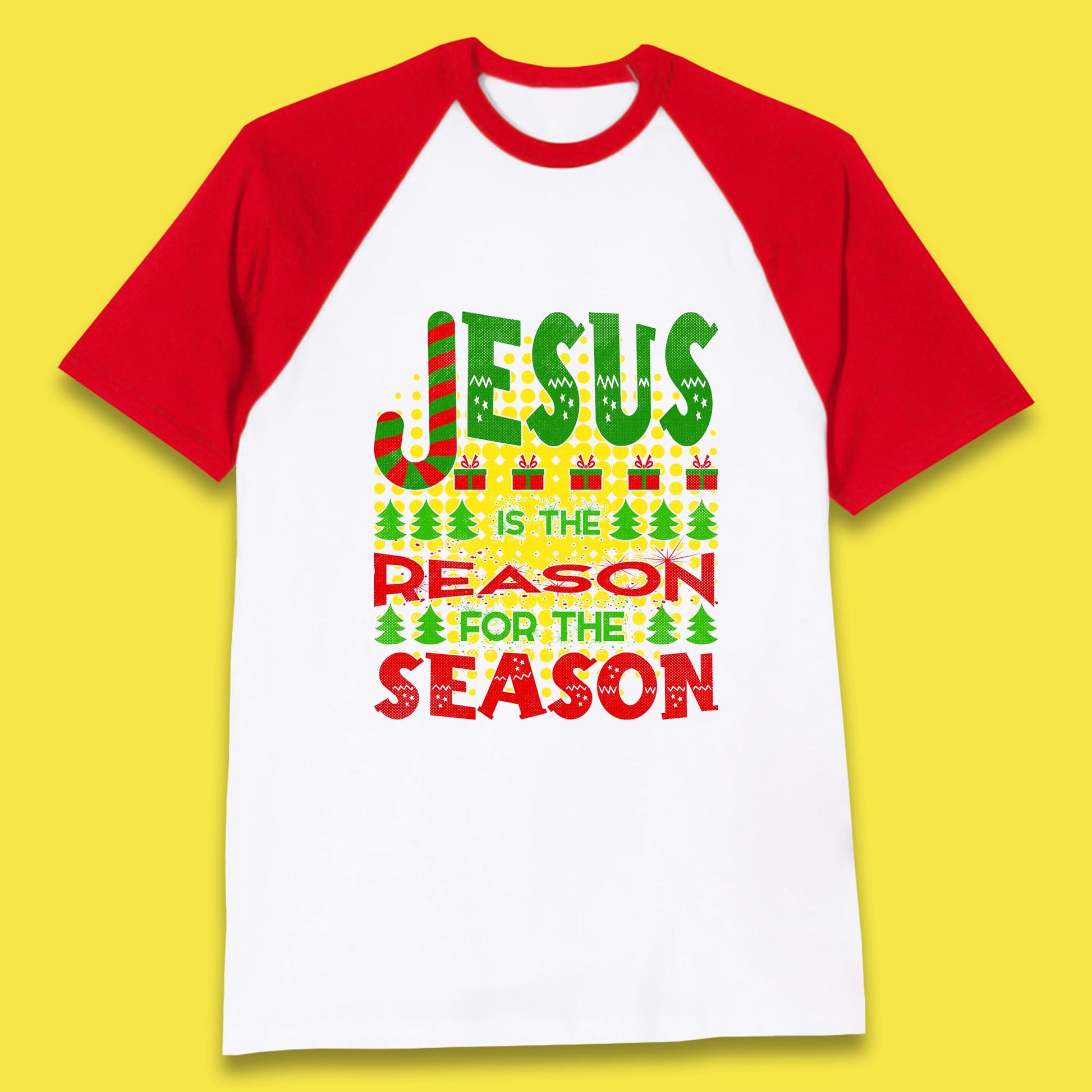 christmas jesus baseball t shirt