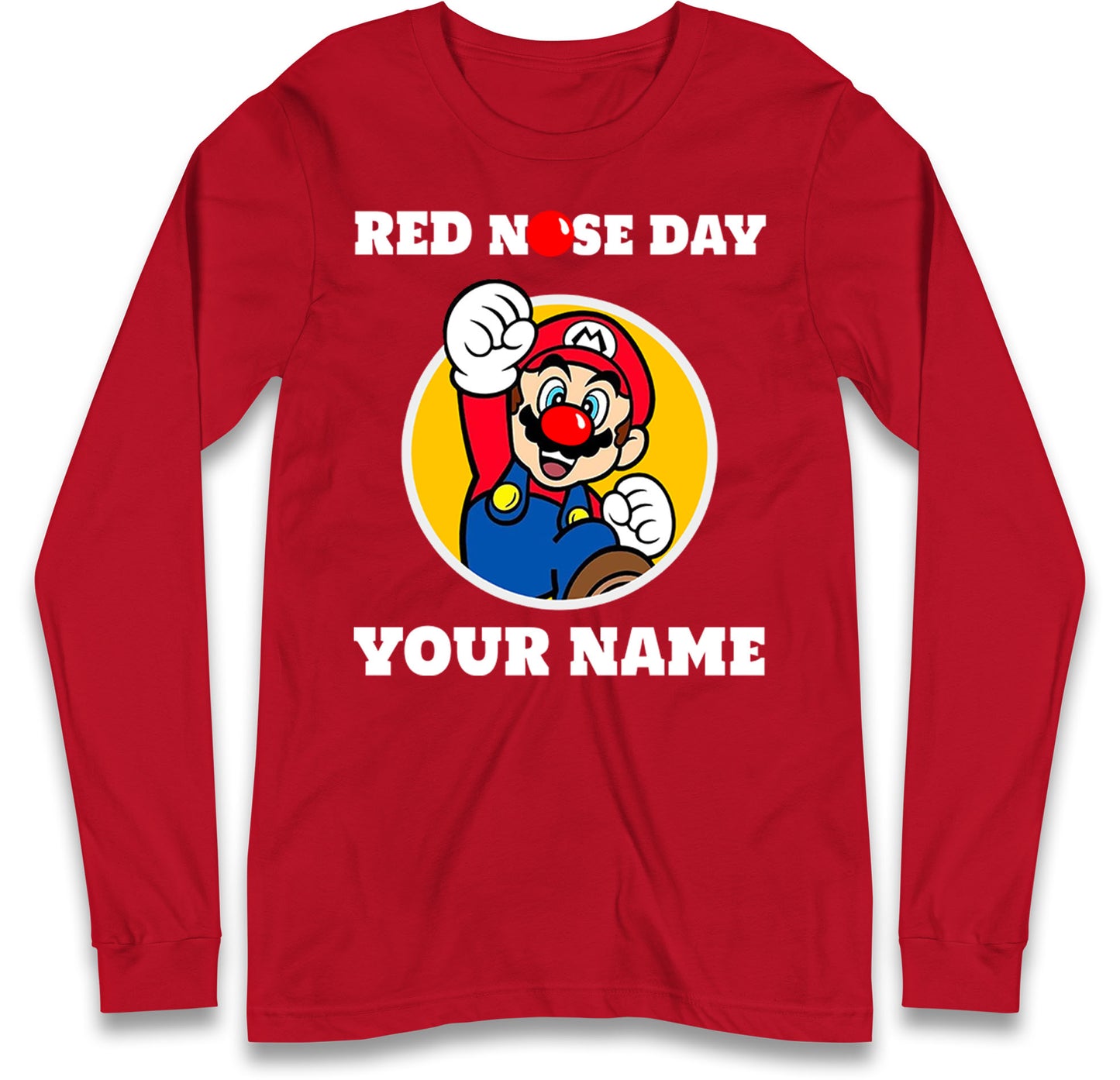 super mario long sleeve t shirt