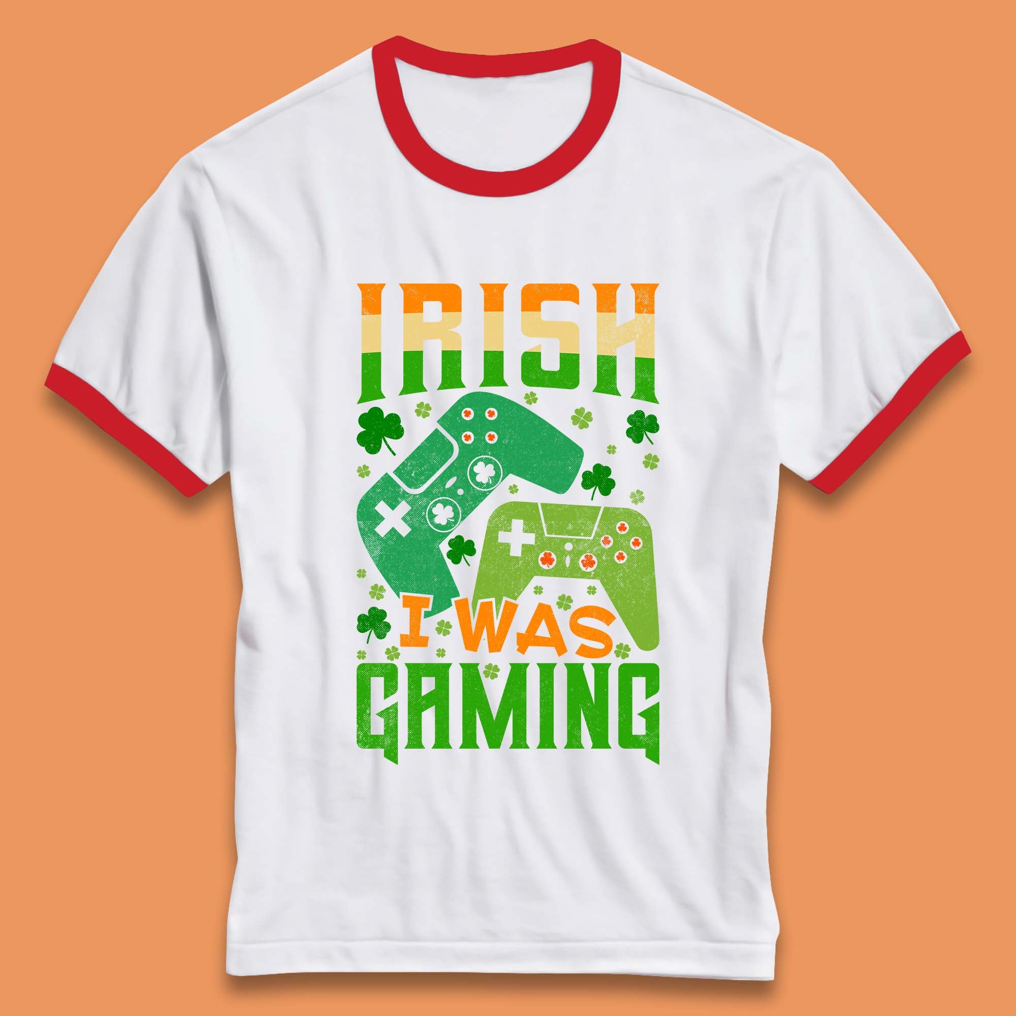 Irish I Was Gaming Ringer T-Shirt