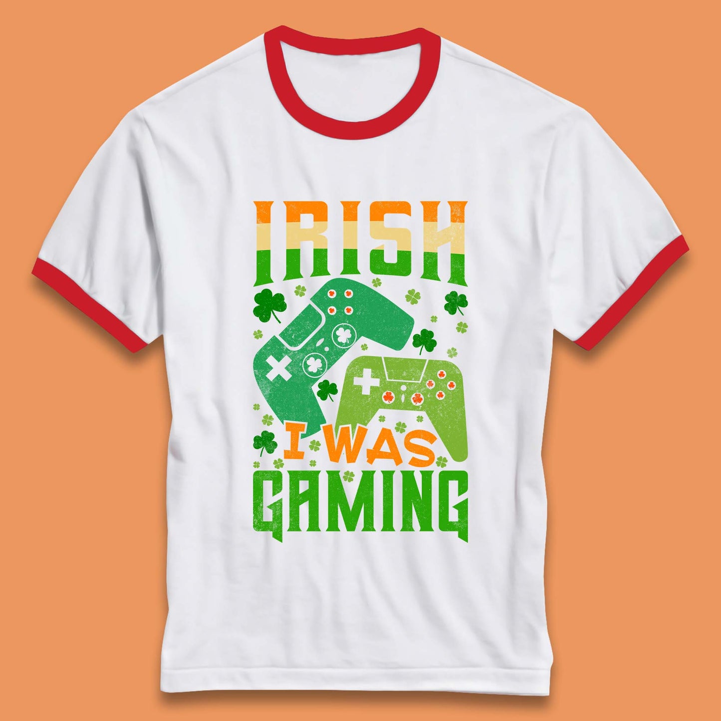 Irish I Was Gaming Ringer T-Shirt