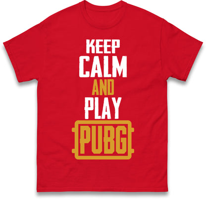 Keep Calm And Play Pubg T Shirt