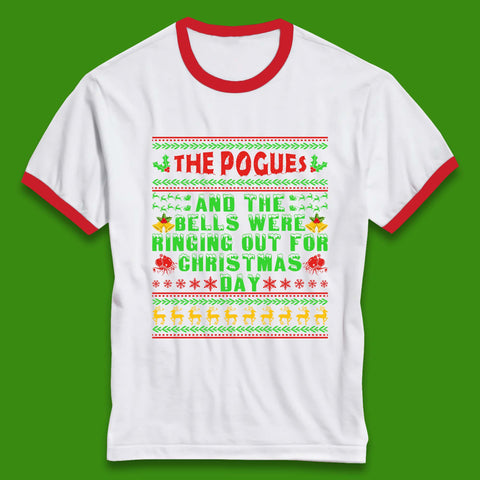 The Pogues Christmas Day Ringer T-Shirt