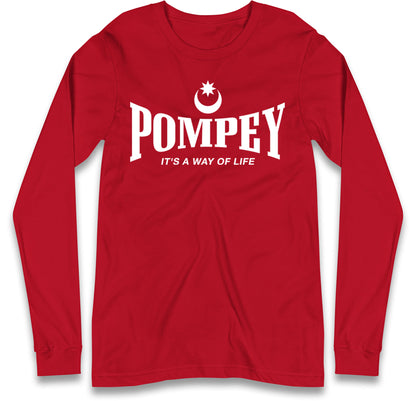 Pompey Football Long Sleeve T Shirt