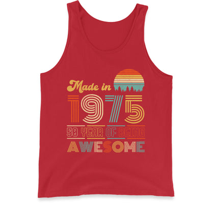 Vintage 50th Birthday Tank Top