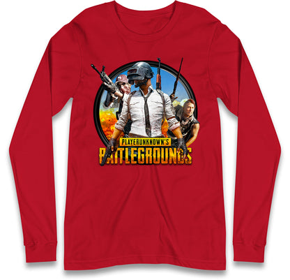PUBG Battle Long Sleeve T Shirt