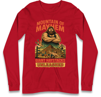 Giant Haystacks Long Sleeve T Shirt