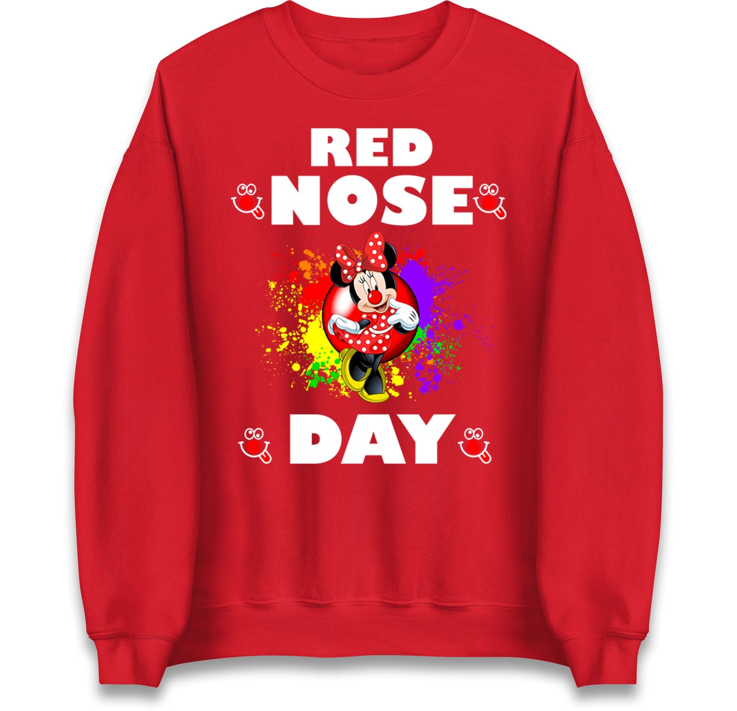 Red Nose Day Minnie Mouse Jumper