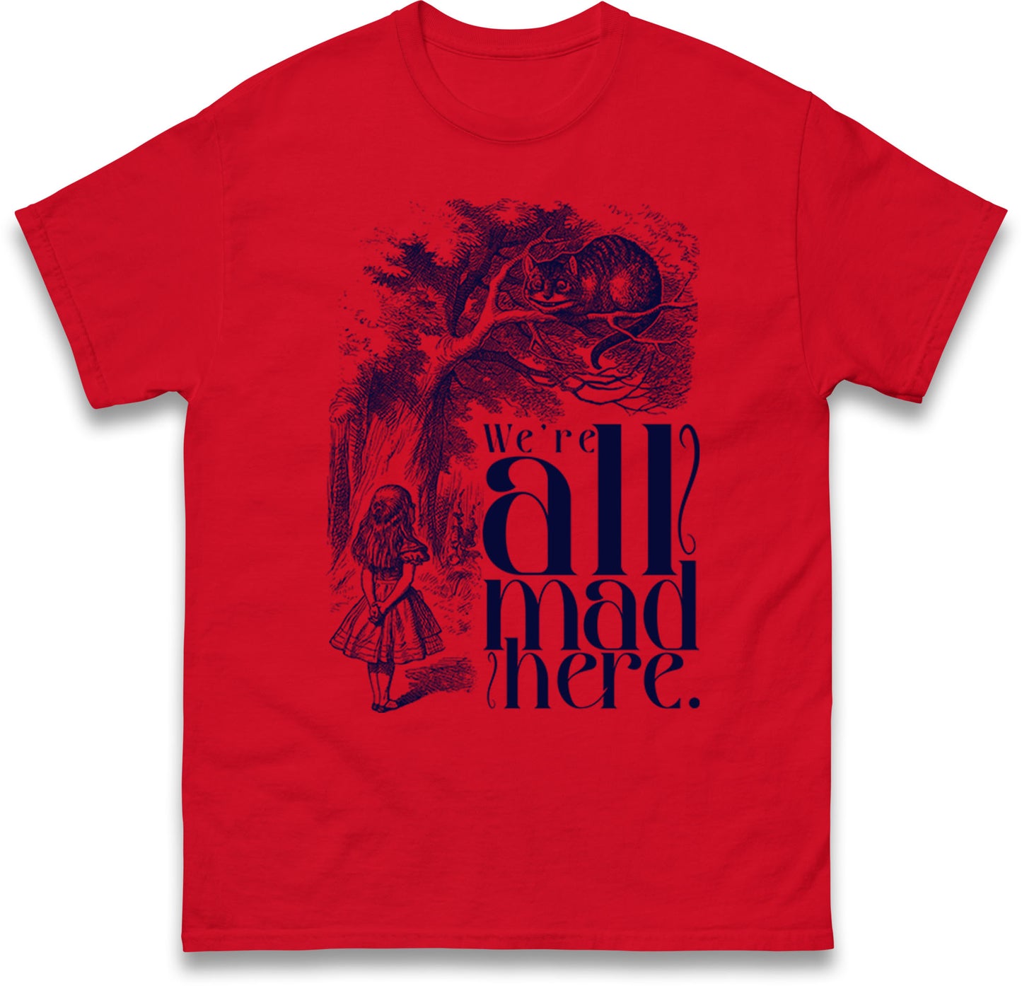 Alice And Cheshire Cat T Shirt