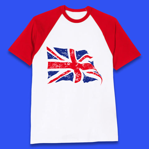 UK Flag Britain England Union Jack United Kingdom British Flag Patriotism Baseball T Shirt
