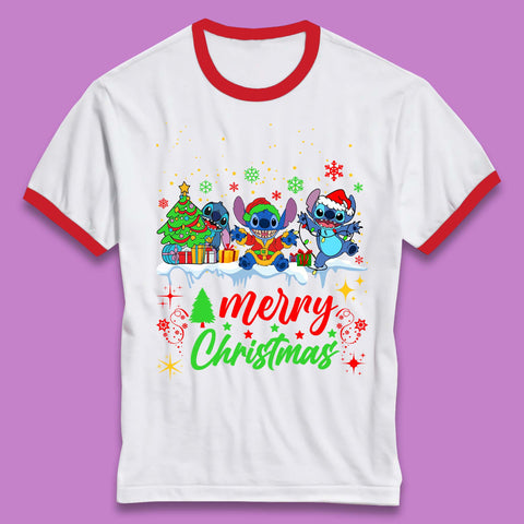 Stitch Squad Christmas Ringer T-Shirt