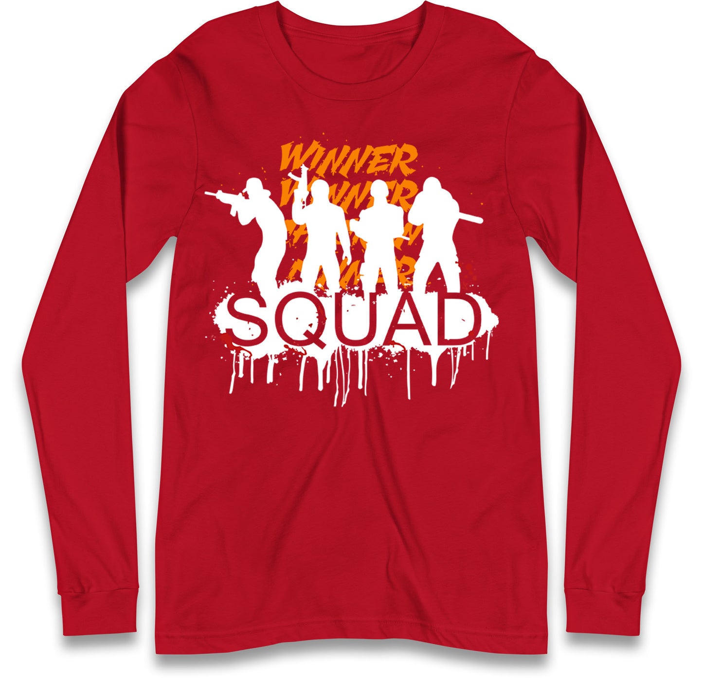 Pubg Squad Long Sleeve T Shirt