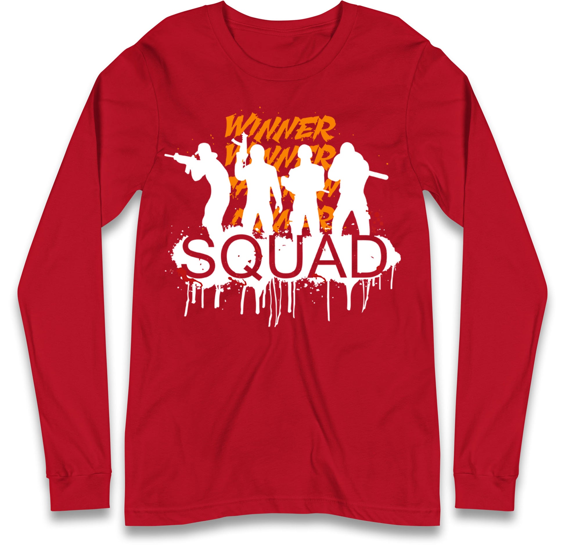 Pubg Squad Long Sleeve T Shirt
