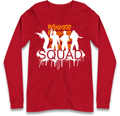 Pubg Squad Long Sleeve T Shirt
