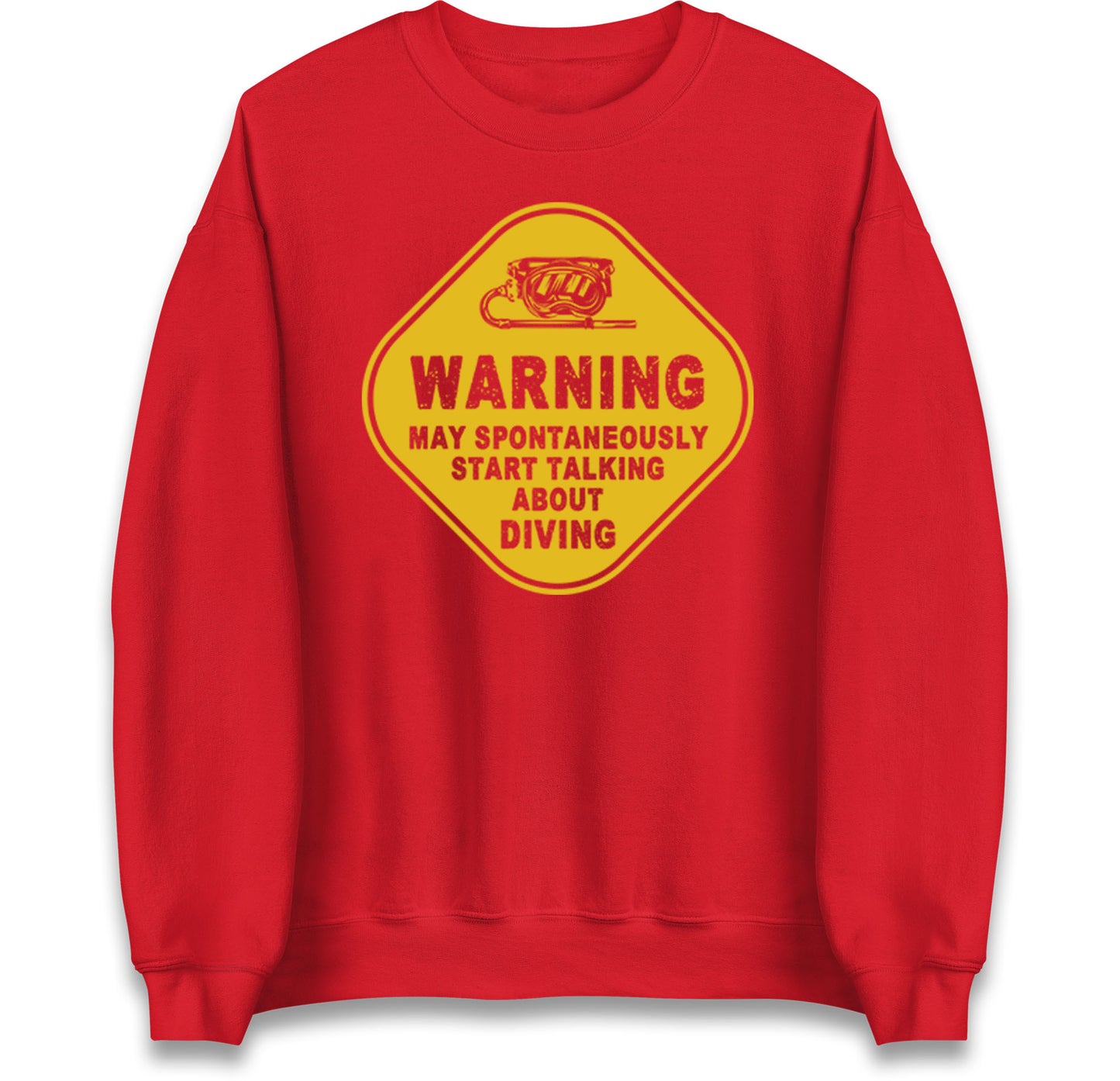 warning diving jumper