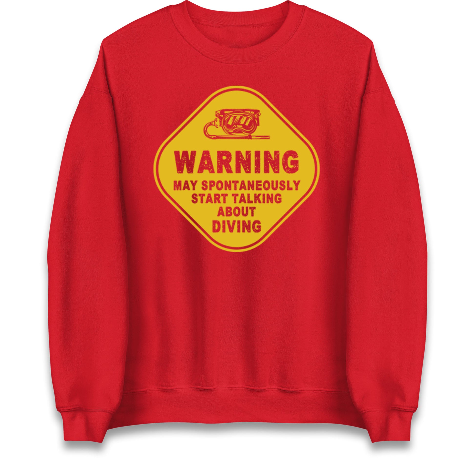 warning diving jumper