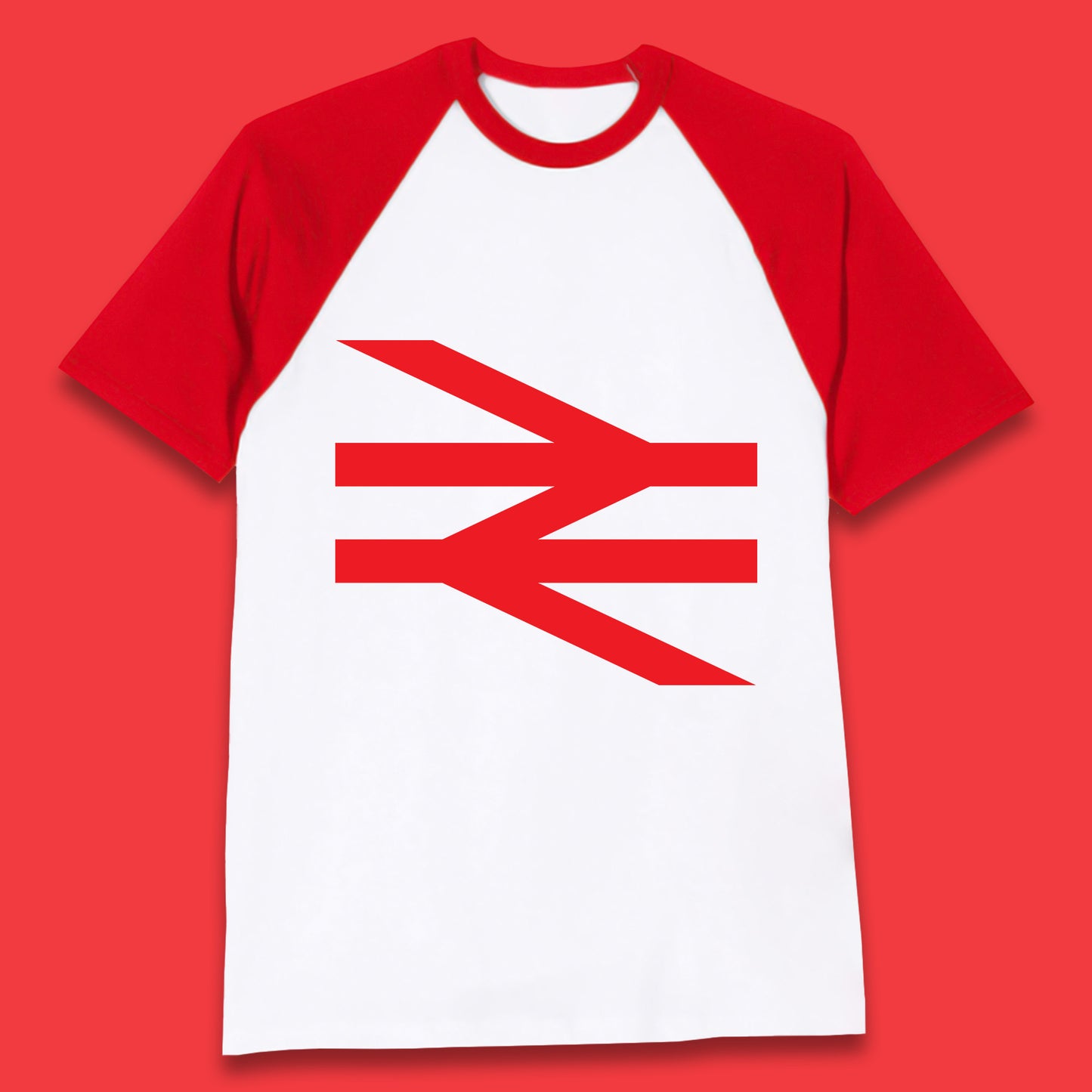 British Rail Union Jack Logo Trains Trainspotter Train Nationalisation Britain Uk Labour Politics Baseball T Shirt