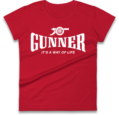 Arsenal Football Ladies T Shirt