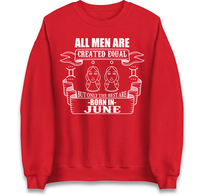 Born In June Birthday Jumper