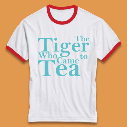 The Tiger Who Came To Tea Story Book Ringer T-Shirt