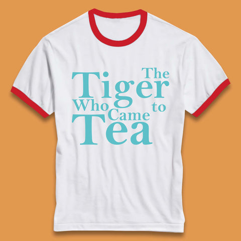 The Tiger Who Came To Tea Story Book Ringer T-Shirt