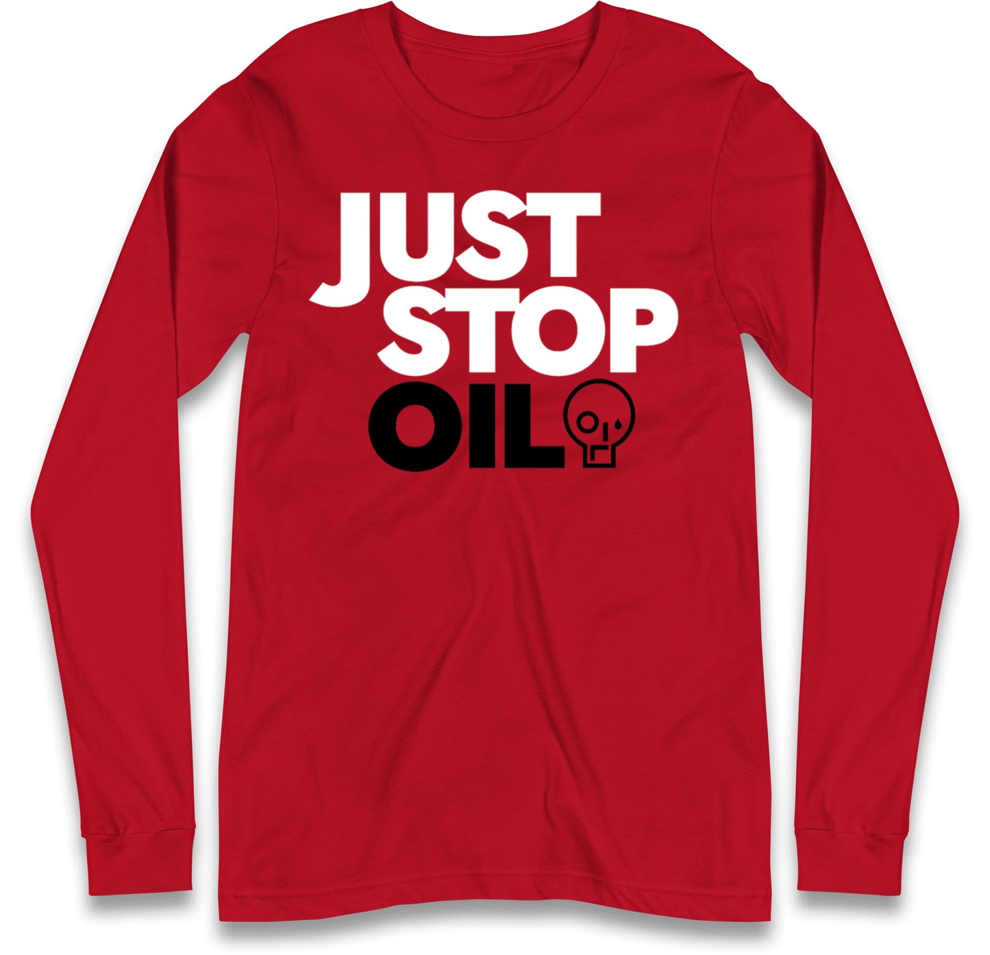 Just Stop Oil Long Sleeve T Shirt for Sale