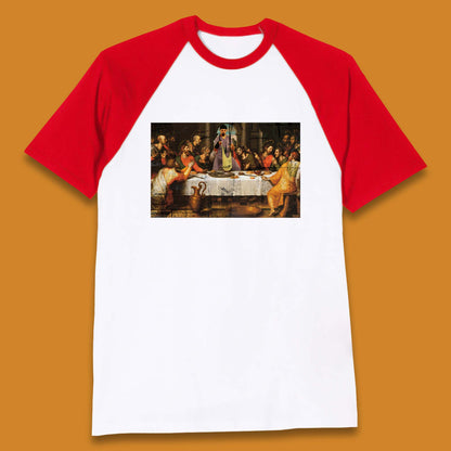 last supper baseball t shirt