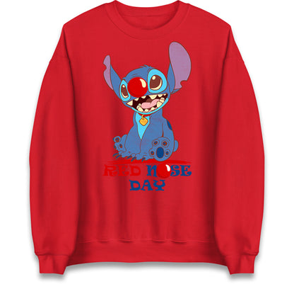 stitch red nose day jumper