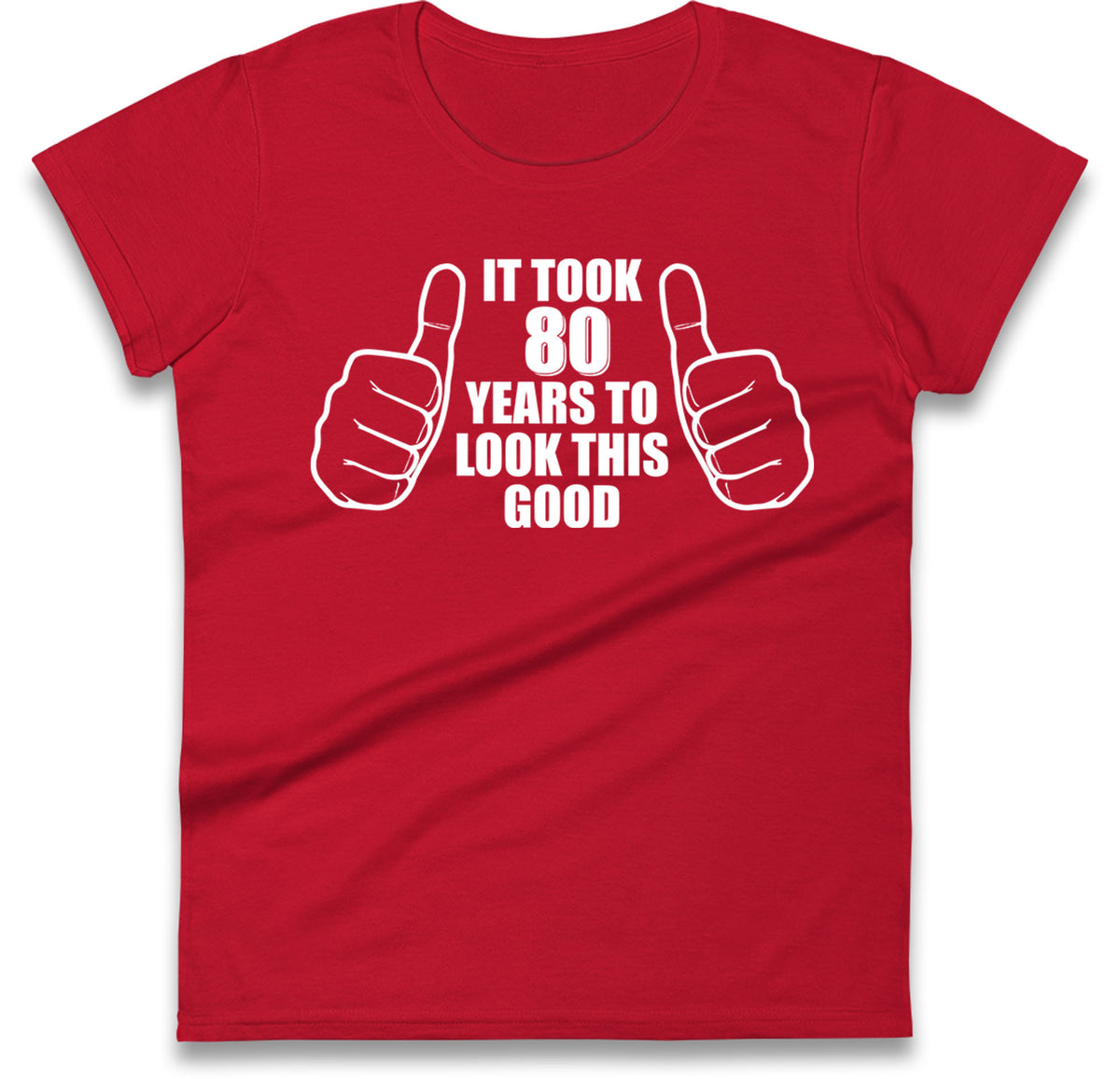 80th Birthday Womens T Shirt