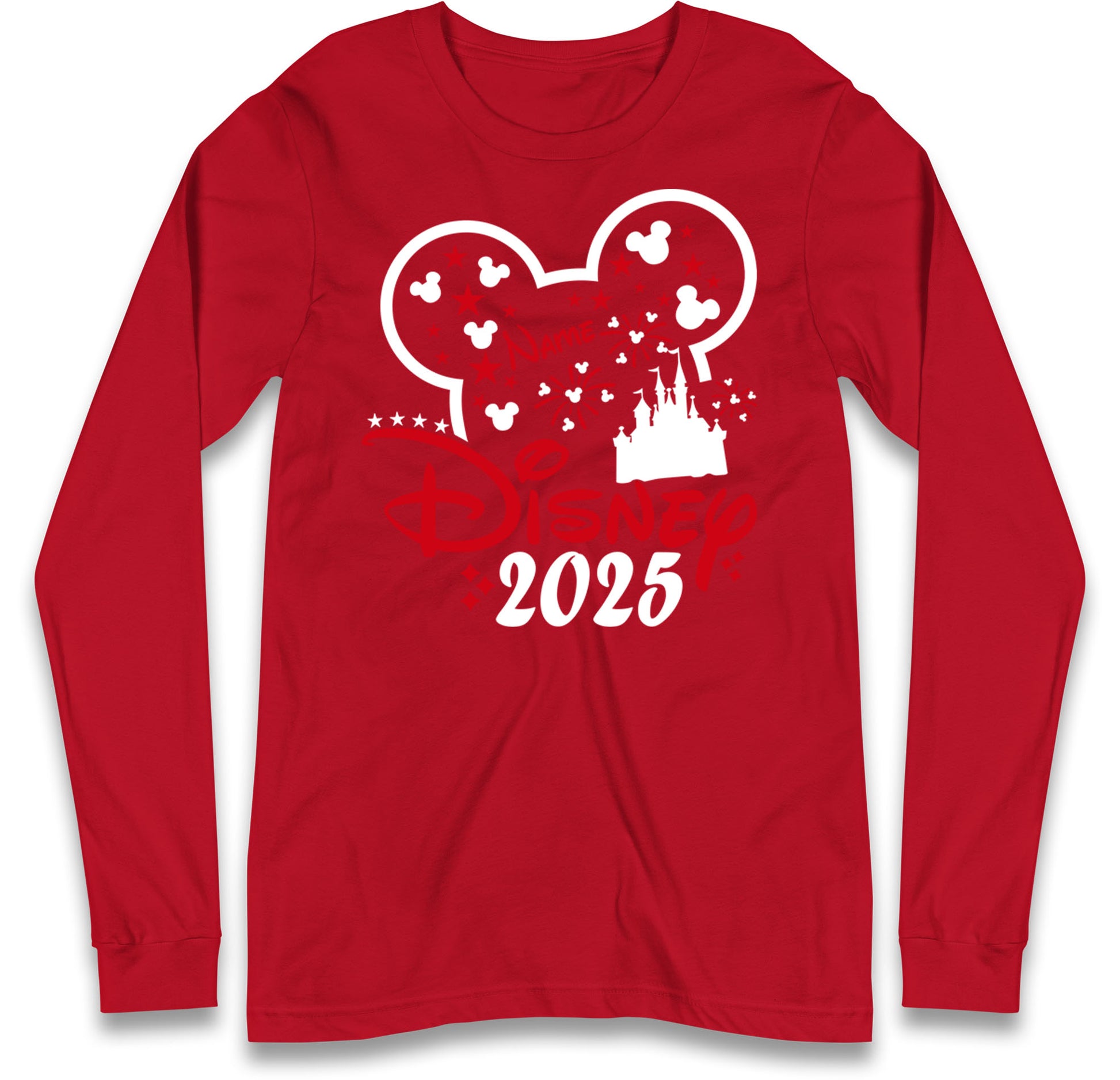 Mickey Mouse Castle Long Sleeve T Shirt