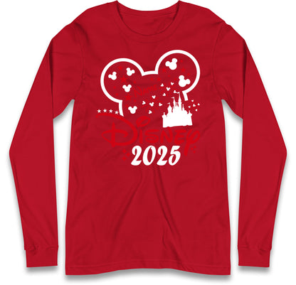 Mickey Mouse Castle Long Sleeve T Shirt