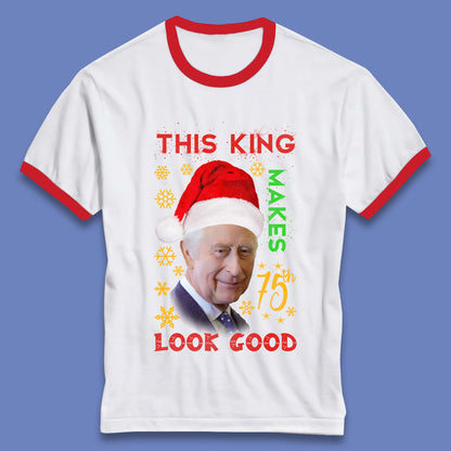 King Charles III Christmas Ringer T-Shirt