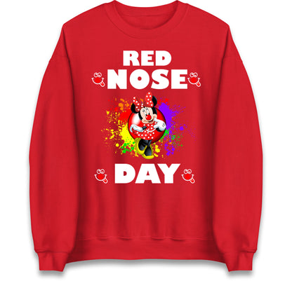 Red Nose Day Minnie Mouse Jumper