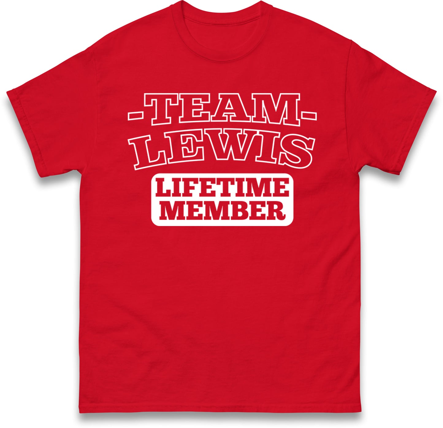 Team Lewis Lifetime Member T Shirt