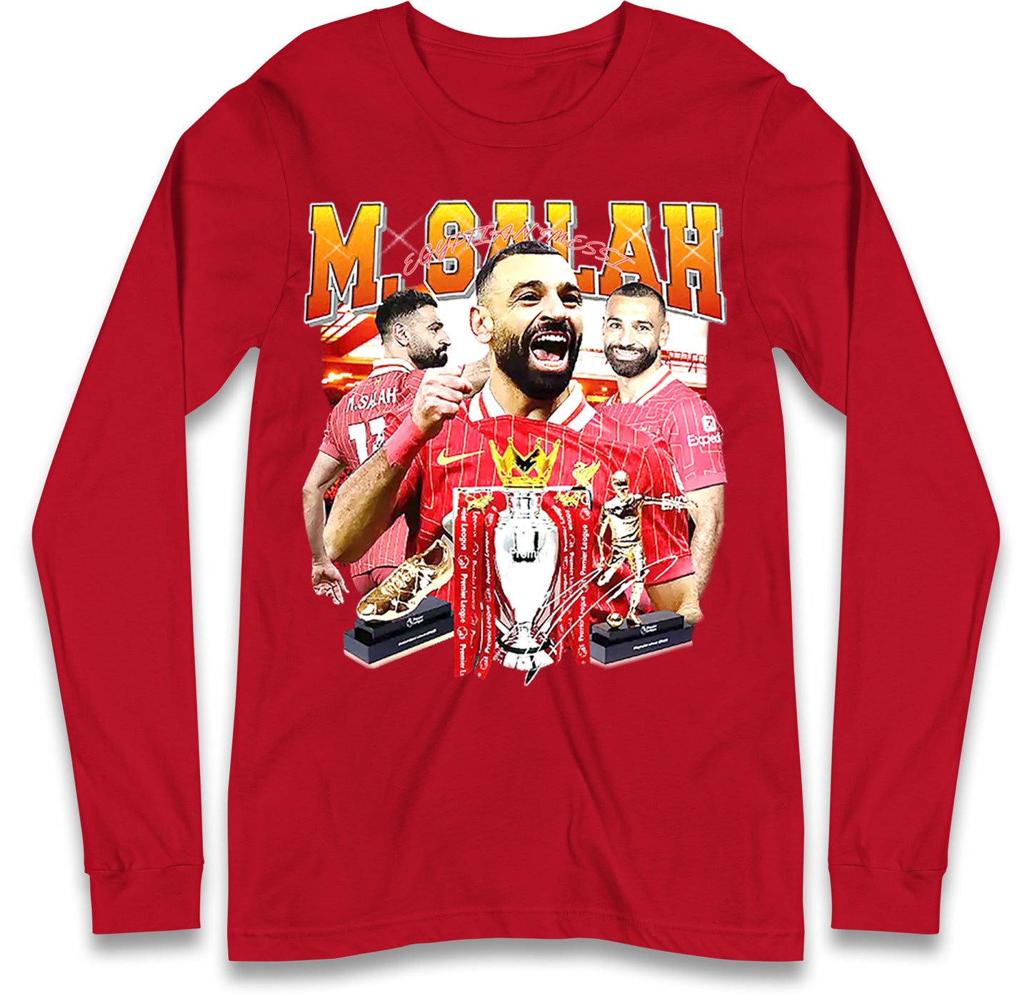 Mohamed Salah Bootleg Long Sleeve T Shirt