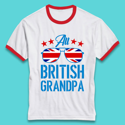 British Grandpa Ringer T-Shirt