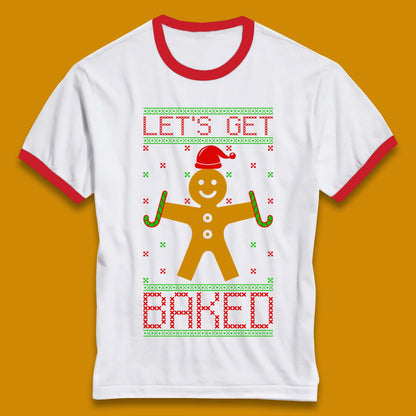 Gingerbread Christmas Ringer T-Shirt