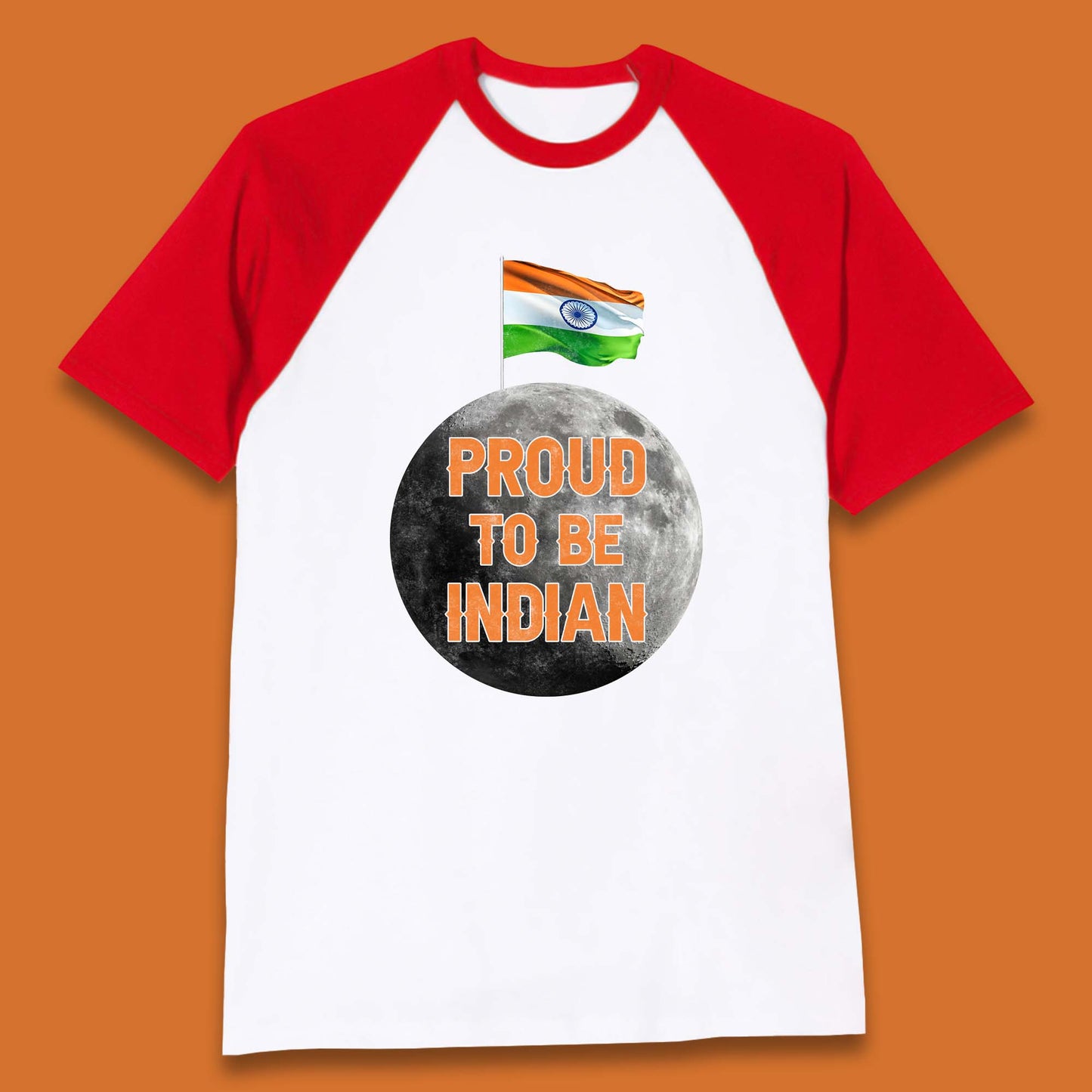 Proud To Be Indian Soft Landing To The Moon Chandrayaan-3 India On The Moon Baseball T Shirt