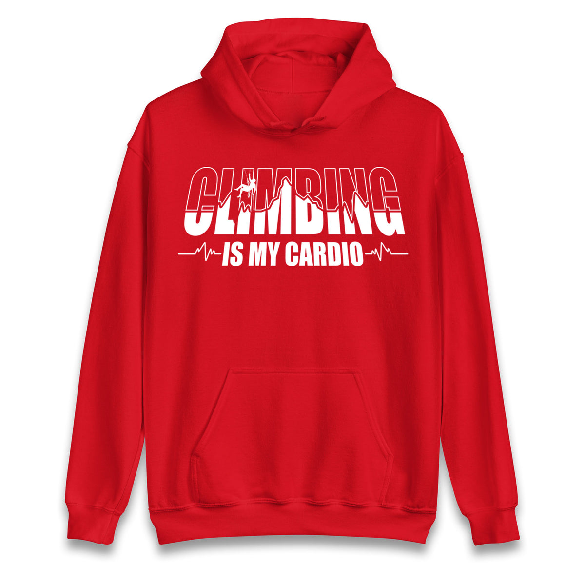 Climbing Is My Cardio Climbing hoodie